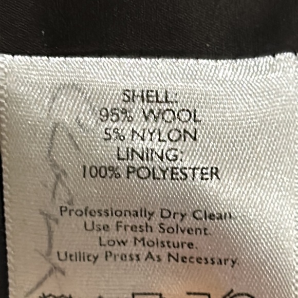 Eddie Bauer Chocolate Brown Wool Blazer Jacket Size 12 - Picture 11 of 11